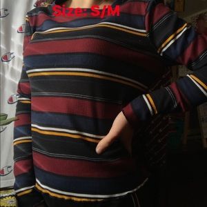 Long sleeve striped shirt
